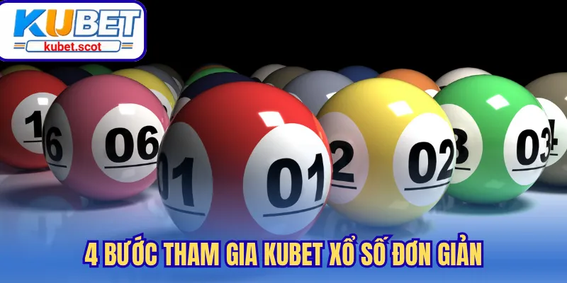 4 bước tham gia Kubet xổ số đơn giản